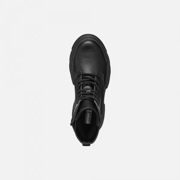  Stiefeletten für Mädchen GEOX JUNETTE J56HVB000BCC9999 SCHWARZ 