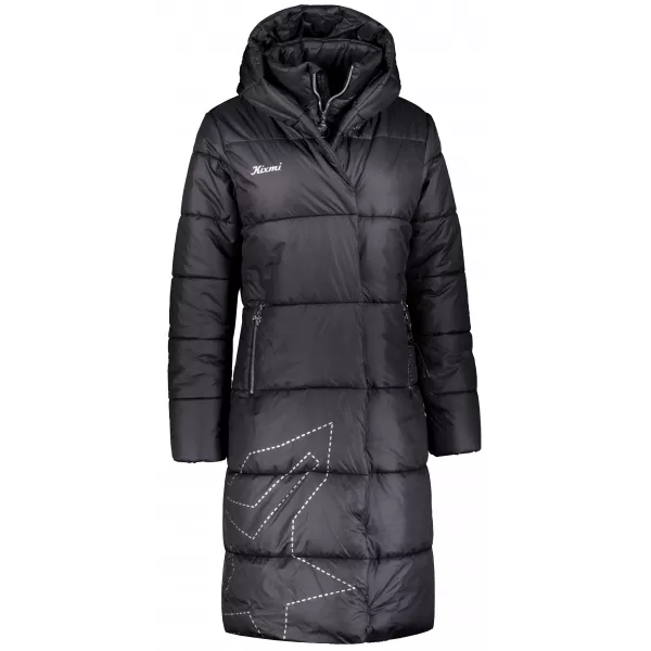  Damenmantel KIXMI VENECIA SCHWARZ/WEIß 