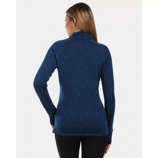  Thermo-T-Shirt für Damen KILPI JANNU-W ZL0501KI DUNKELBLAU 