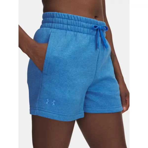  Damen-Shorts UNDER ARMOUR RIVAL FLEECE SHORT 1382723-402 BLAU 