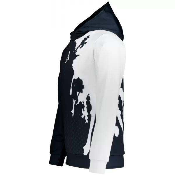  Funktionaler Sweatshirt -Premium von Männern ALTISPORT VOJ/ALM112MI01 SCHWARZ-WEIß 