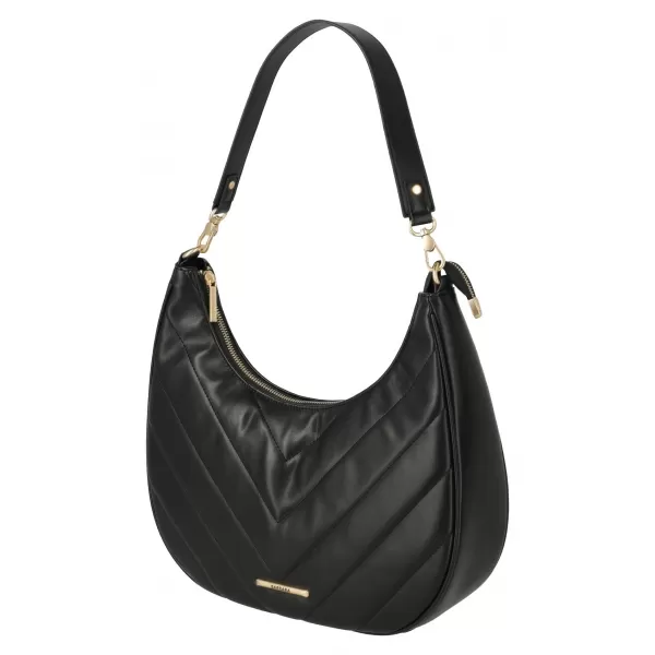  Handtasche TRAVELITE BARBARA COZY HOBO BAG SCHWARZ 