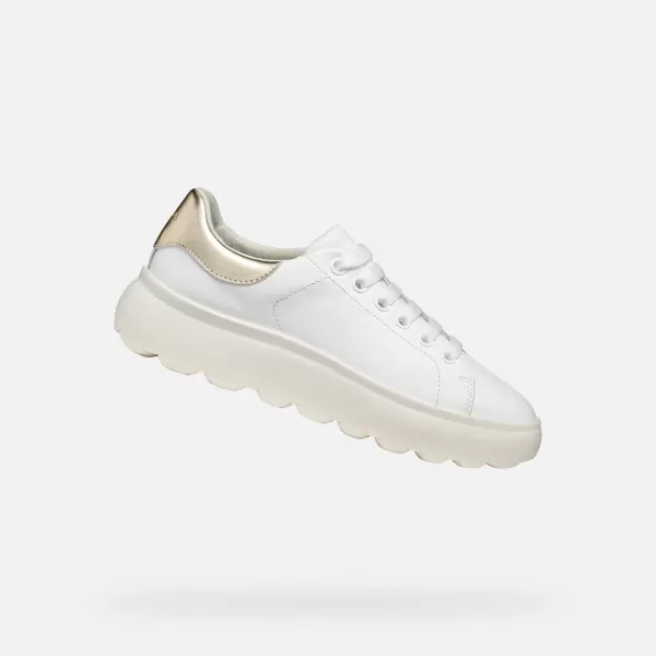  Damen-Sneaker GEOX SPHERICA EC4.1 G009314 WEIß 
