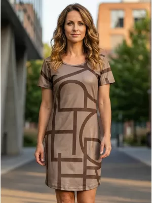 Damen erweitert T -Shirt Premium ALTISPORT VOJ/ALW085SAT02 DUNKELBRAUN