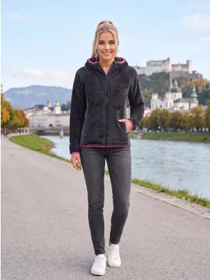 Damen-Sweatshirt ALTISPORT ACERA SCHWARZ