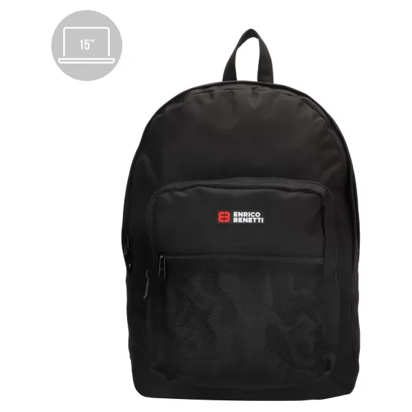  Rucksack ENRICO BENETTI Amsterdam 54233 SCHWARZ 