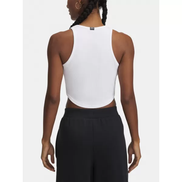  Damen-Tanktop UNDER ARMOUR UA RIVAL RIB TANK 1389798-100 WEIß 