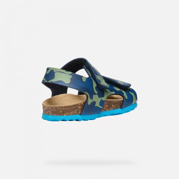  Sandalen für Jungen GEOX CHALKI BLAU 