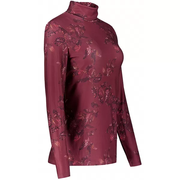  Damen-T-Shirt ALTISPORT GERDA BURGUND 