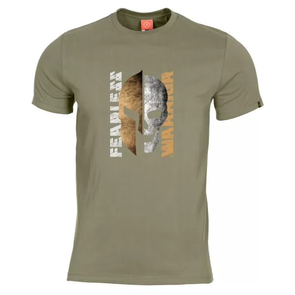  T-Shirt PENTAGON AGERON FEARLESS K09012 OLIVGRÜN 