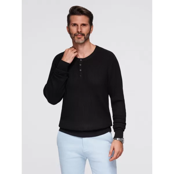  Herrenpullover OMBRE OM-SWSW-0182 SCHWARZ 