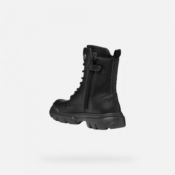  Stiefeletten für Mädchen GEOX JUNETTE J56HVB000BCC9999 SCHWARZ 