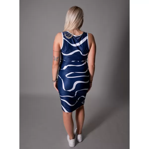  Premium-Kleid für Damen ALTISPORT VOJ/ALW088SAT03 BLAU 