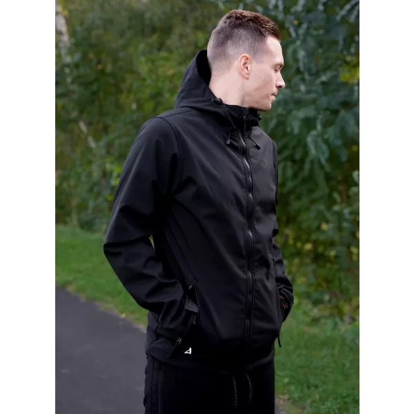  Herren -Softshelljacke ALTISPORT NEWET SCHWARZ 