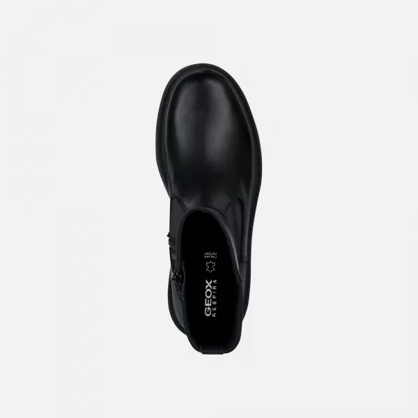  Damen-Stiefeletten GEOX SPHERICA EC7 SCHWARZ 