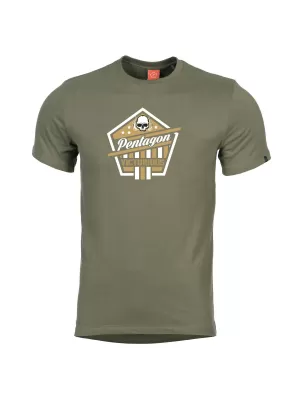 T-Shirt PENTAGON AGERON VICTORIOUS K09012 OLIVGRÜN