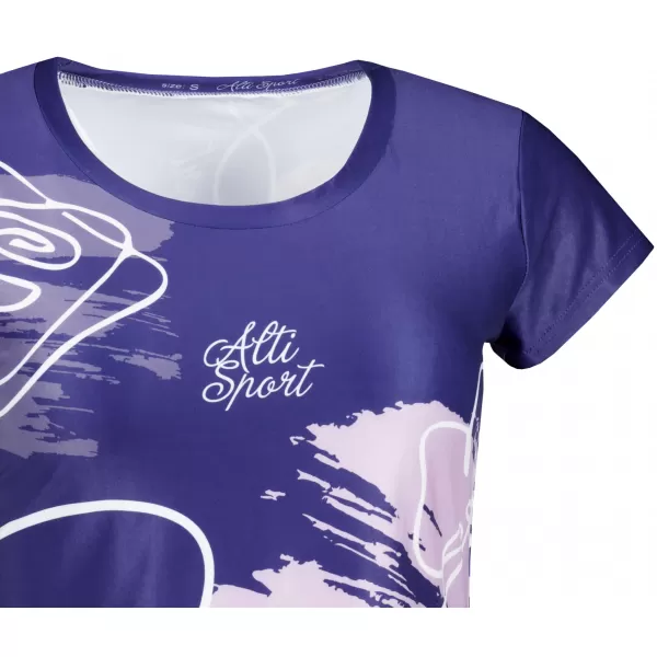  Damen Freizeitshirt Premium ALTISPORT VOJ/ALW120TR06 LILA 