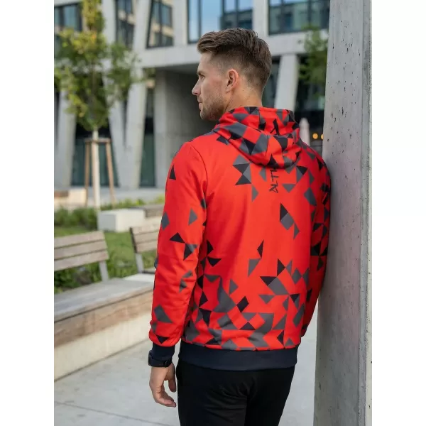  Hochwertiges Funktions-Sweatshirt für Herren ALTISPORT VOJ/ALM108MI01 ROT 