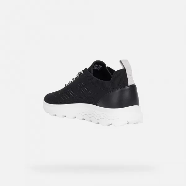  Herren-Sneaker GEOX SPHERICA G002565 SCHWARZ 