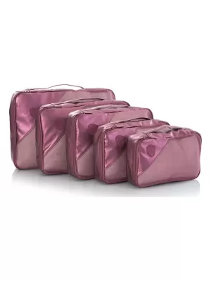 Koffer HEYS Metallic Packing Cube 5pc BURGUND