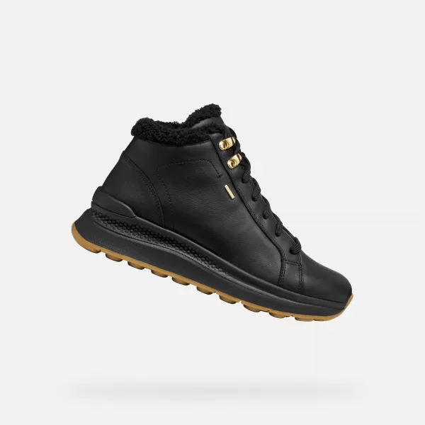  Damen-Sneaker GEOX SPHERICA ACTIF X2 G009708 SCHWARZ 