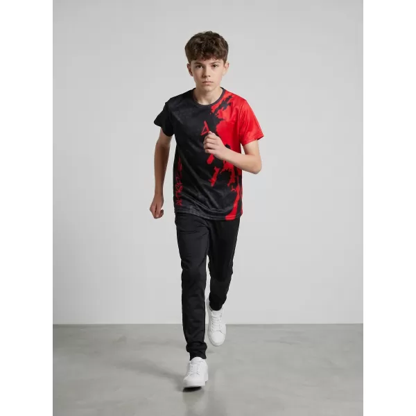  Funktionaler t -Shirt -Prämie von Kindern ALTISPORT VOJ/ALM112TR01 SCHWARZ 