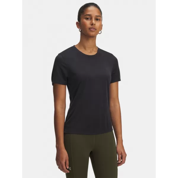  Damen-T-Shirt UNDER ARMOUR UA LAUNCH JACQUARD SS 6005096-004 SCHWARZ 