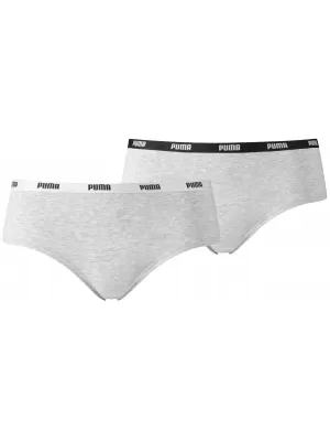 Höschen PUMA WOMEN HIPSTER 2P PACK 90785205 GRAU/GRAU