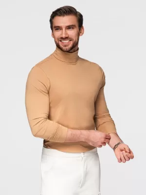 Hemd OMBRE OM-LSCL-0130 HELLBRAUN