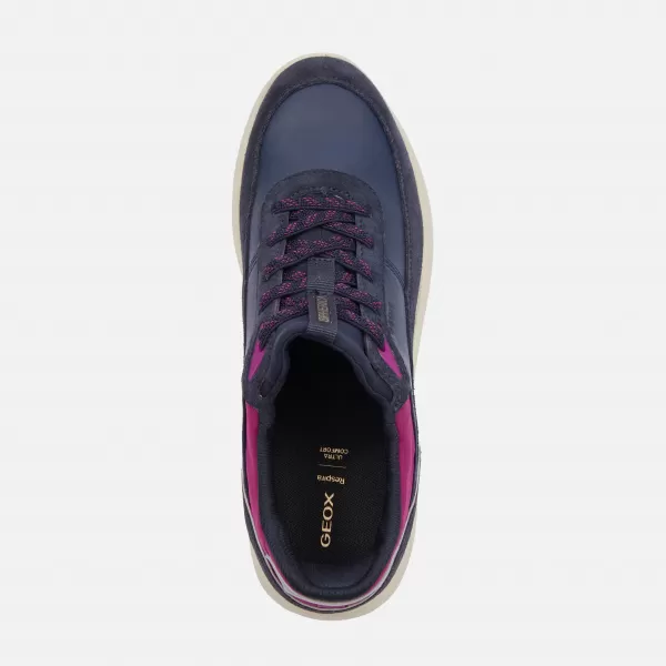  Damen-Sneaker GEOX SPHERICA PLUS FAST IN G009589 DUNKELBLAU 