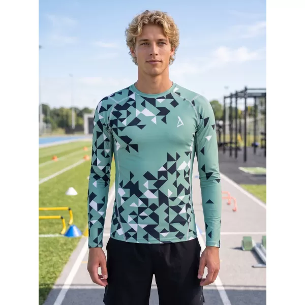  Hochwertiges funktionelles Kompressionsshirt für Herren ALTISPORT VOJ/ALM108TR03 MILITÄR 