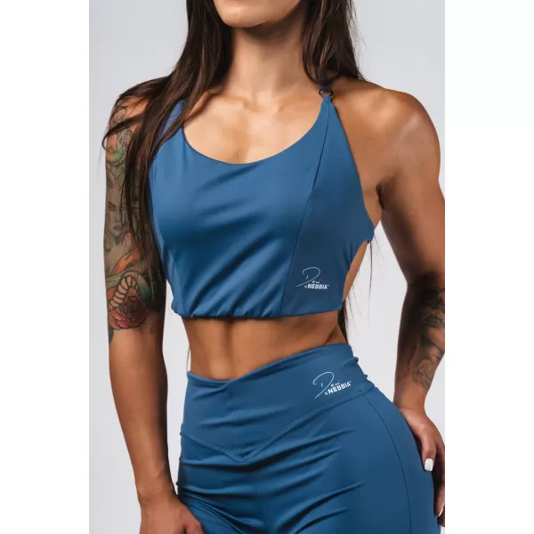 Deni x Sports Tanktop 309 BLAU Nebbia 
