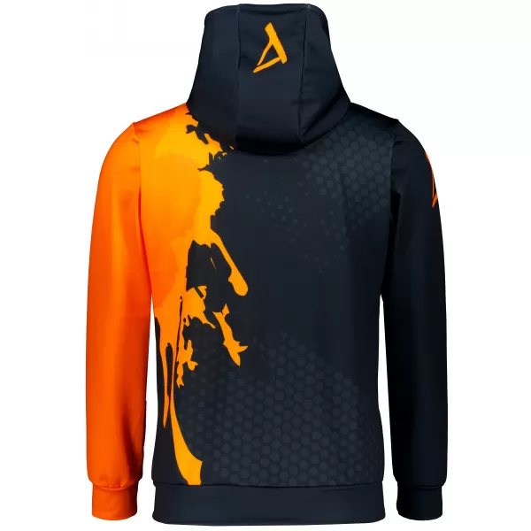  Funktionaler Sweatshirt -Premium von Männern ALTISPORT VOJ/ALM112MI01 SCHWARZFLUO ORANGE 