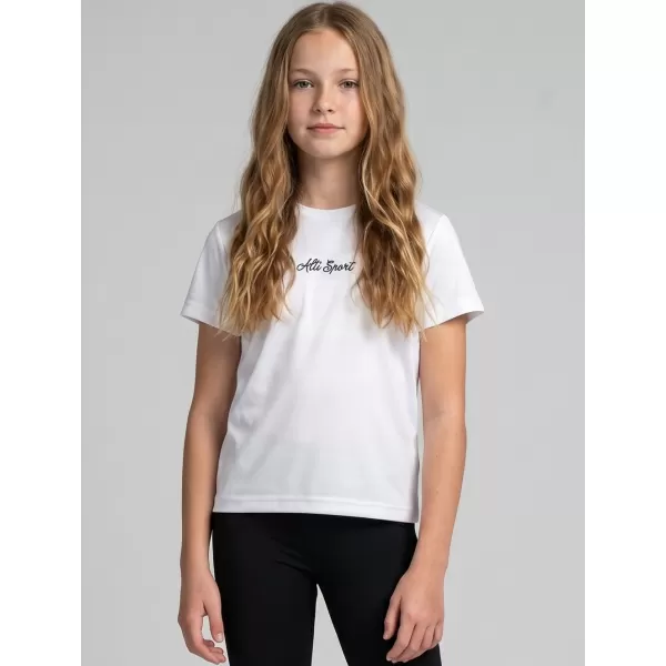  Funktionaler t -Shirt -Prämie von Kindern ALTISPORT VOJ/ALK075TR01 WEIß 