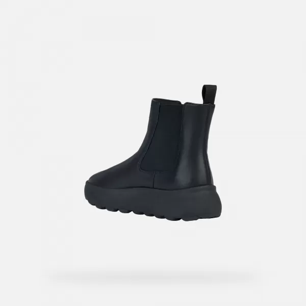  Damen-Stiefeletten GEOX SPHERICA EC4.1 SCHWARZ 
