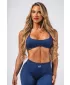 Nahtloser Lift-up-Sport-BH FLOW SEAMLESS 495 BLUE Nebbia