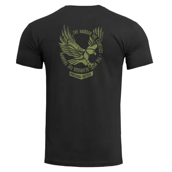  T-Shirt PENTAGON AGERON EAGLE K09012 SCHWARZ 