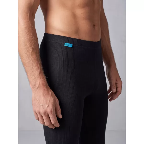  Thermohose für Herren ALTISPORT GOFFREDO SCHWARZ 