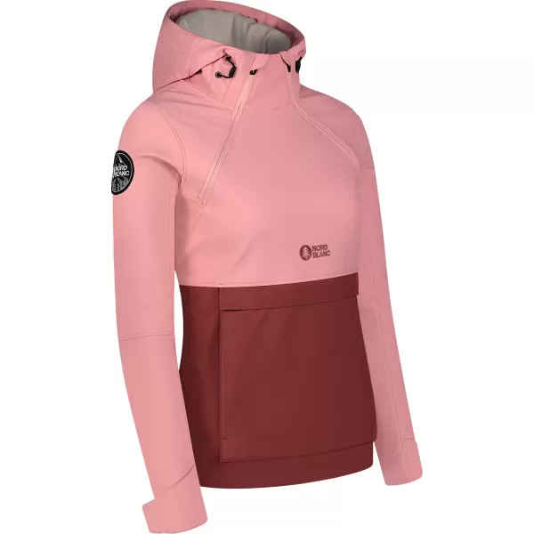  Softshell-Anorak für Damen NORDBLANC NBWSL8275 HELLROSA 