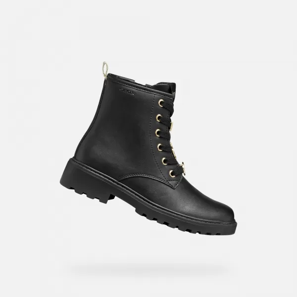  Stiefeletten für Mädchen GEOX CASEY HARRY POTTER J5620B000BCC9999 SCHWARZ 