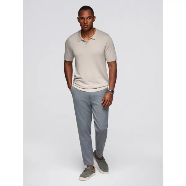  Herren t -Shirt OMBRE OM-POSS-0159 HELLGRAU 