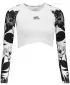 Funktionelle Erntedopie von Frauen ALTISPORT VOJ/ALW115TR04 SCHWARZ-WEIß