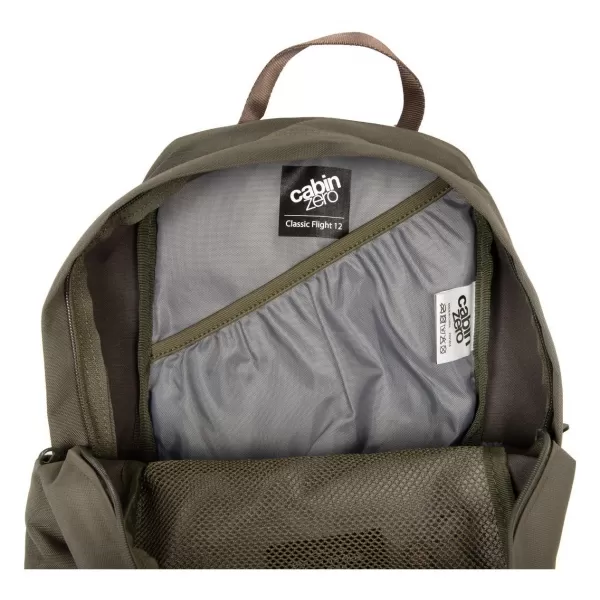  Rucksack CABINZERO CLASSIC FLIGHT 12L GEORGISCHES KHAKI 