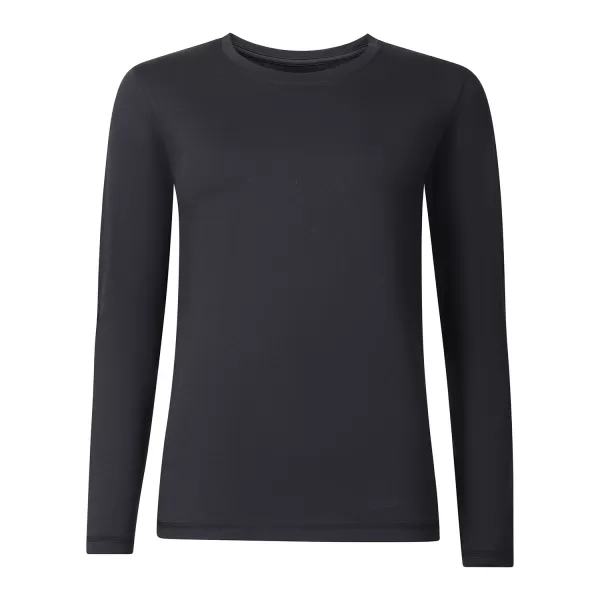  Weibliches funktionelles Hemd ALPINE PRO LOUSA SCHWARZ 