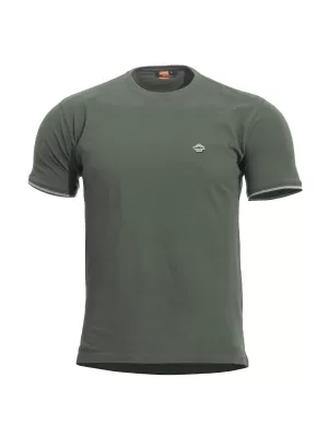 T-Shirt PENTAGON LEVANTES CREWNECK STRIPES K09026 TARNGRÜN