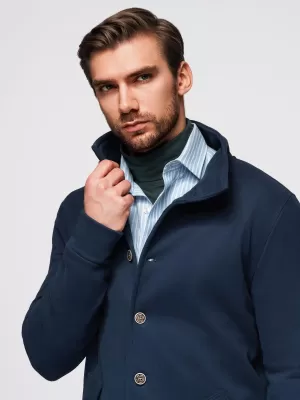 Herren-Sweatshirt OMBRE OM-SSDS-0131 MARINEBLAU