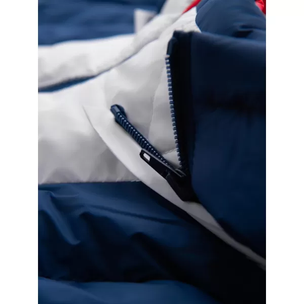  Jacke OMBRE OM-JALP-0296 BLAU UND WEIß 