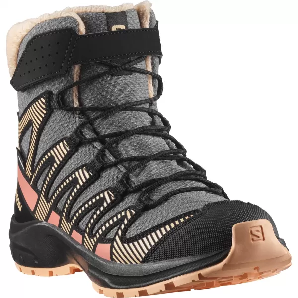  Kinderschuhe SALOMON XA PRO V8 WINTER WATERPROOF J ZINN/SCHWARZ/PFIRSICHFLAUM 