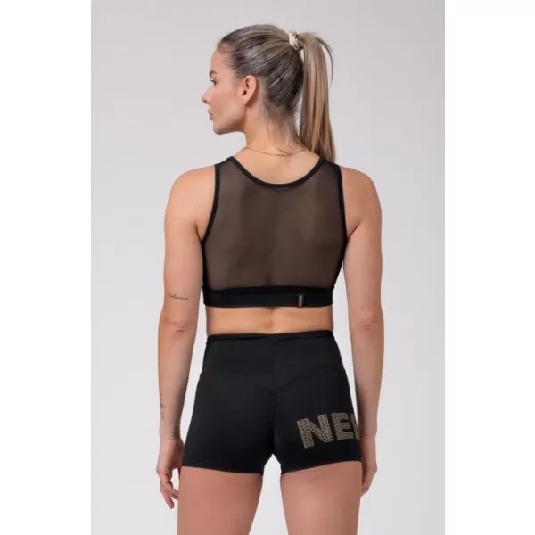  Gold Mesh Mini-Top 830 SCHWARZ Nebbia 
