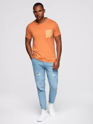 Hemd OMBRE OM-TSPT-0227 ORANGE